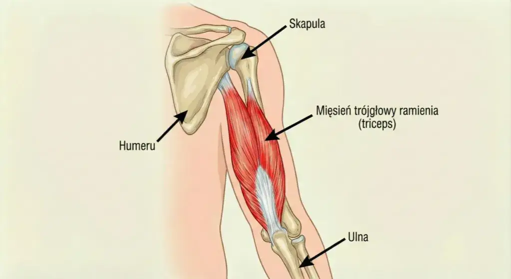 Anatomia mięśnia trójgłowego ramienia