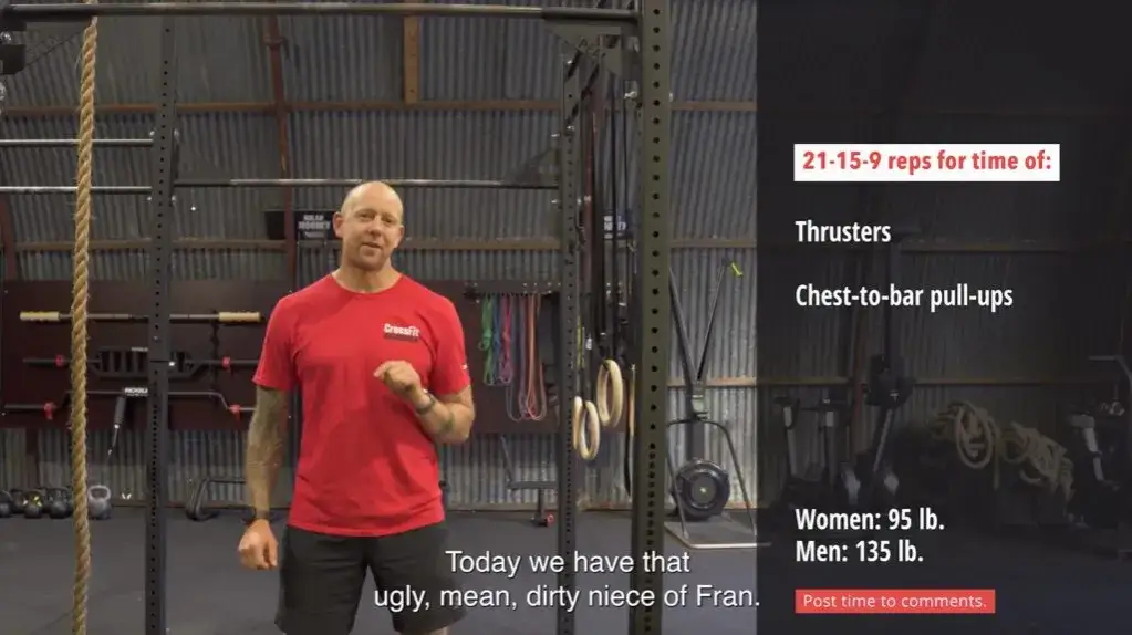 CrossFit Fran workout strategy