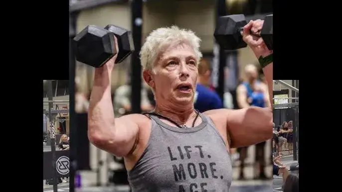 crossfit masters starsi ludzie trenujący