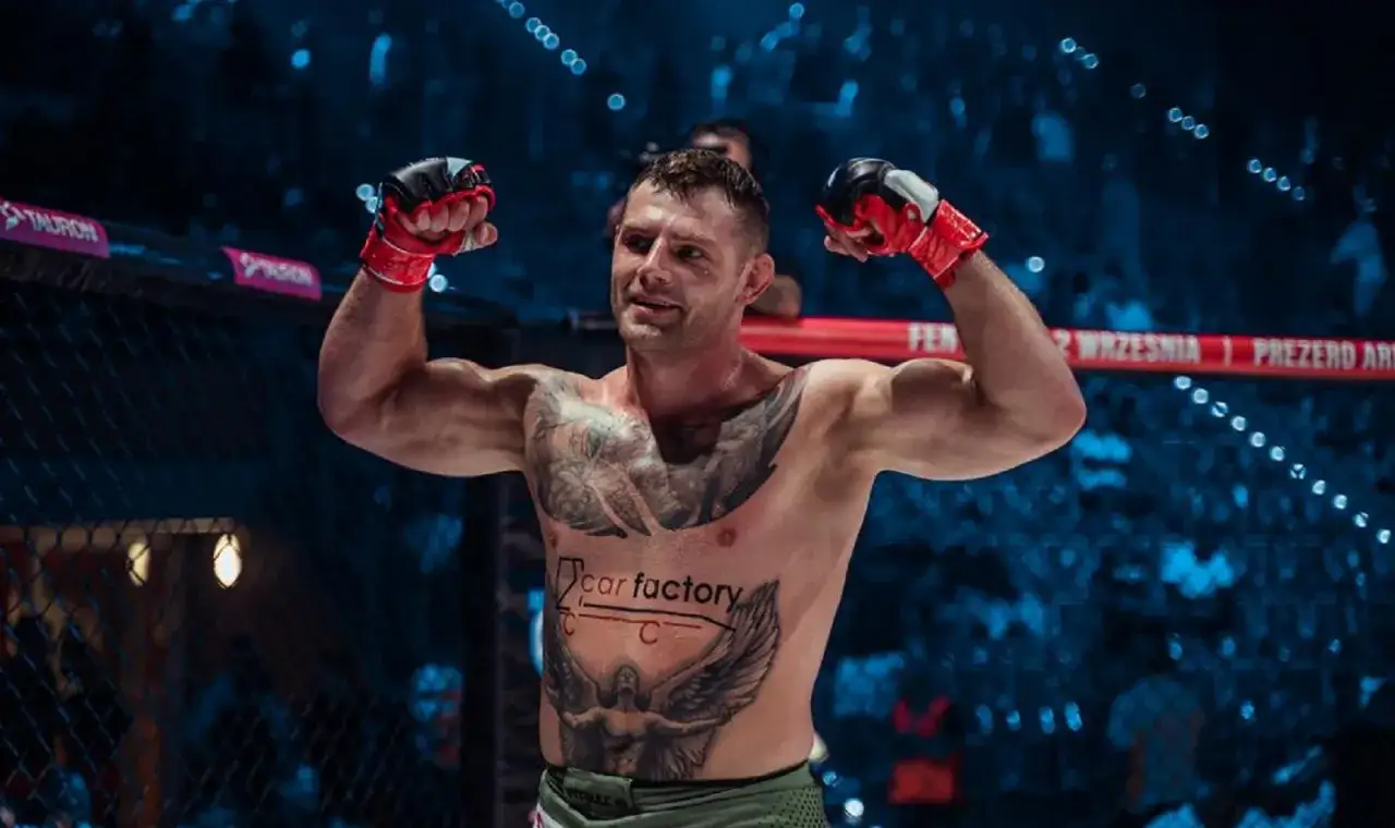 Rafał Haratyk Kleber Silva KSW pas p&oacute;łciężka