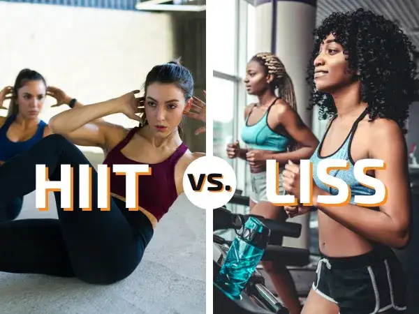 porównanie treningu HIIT i LISS
